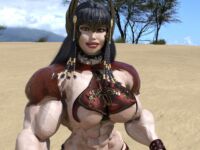 3D Muscle Girl Gladiatrx