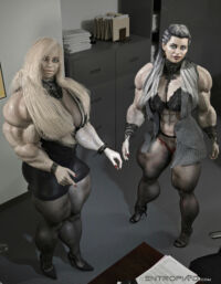 The Office Stories 3D Muscle Girl